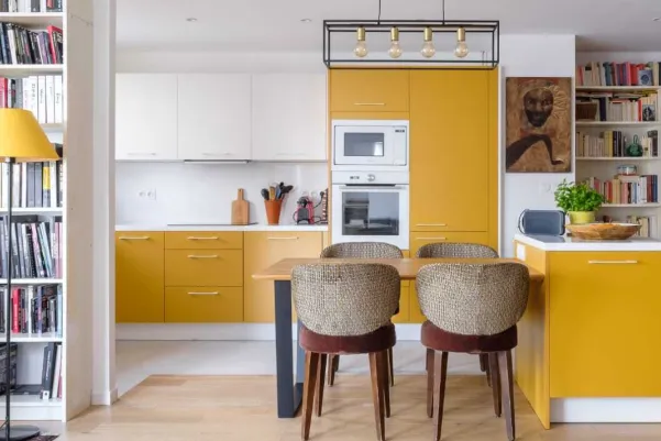 Cuisine rénovée grace à notre service de courtage en travaux