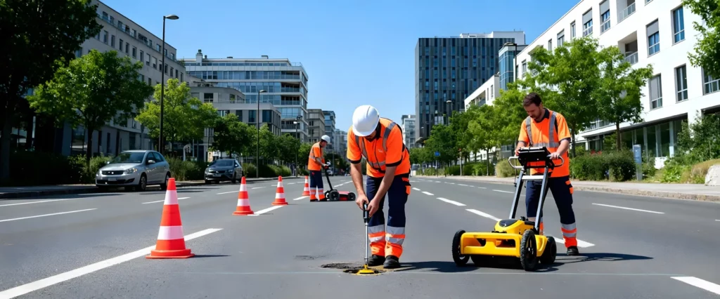 Détection de réseaux enterrés dans l'Oise